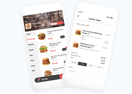 Safe and contactless Online Ordering